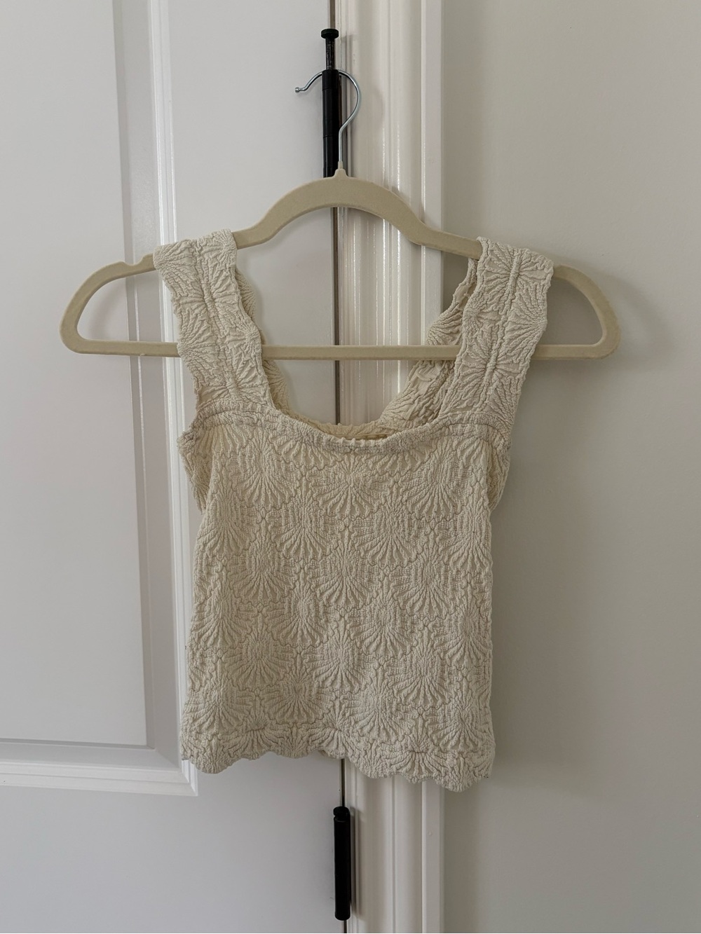 Free People Cream Love Letter Cami